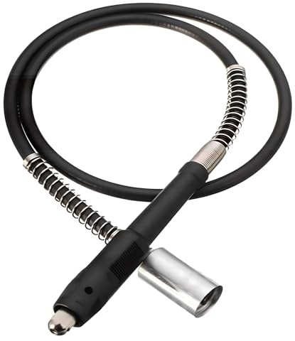 Chiloskit, albero di prolunga flessibile per trapano con mandrino senza chiave M19x2mm compatibile con accessorio per utensile rotante Dremel