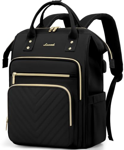 LOVEVOOK Laptop-ryggsäck för kvinnor, 43 cm arbetslärare sjuksköterskeväska