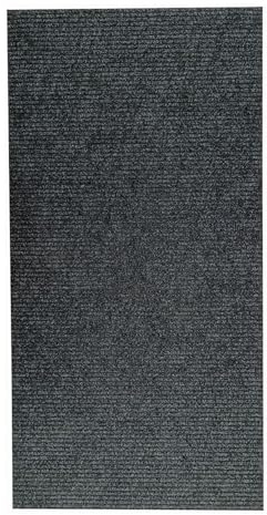 ALFOMBRAS IBERIA - Zerbino grande edifici - pulisce scarpe e rimuove i fanghi - cattura polvere ingresso casa o stabilimenti - colore nero 80 x 100 cm