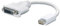 Lindy Mini-DVI to DVI-D Cable Mini DVI DVI-D Blanco Adaptador de Cable - Adaptador para Cable (Mini DVI, DVI-D, 0,20 m, Blanco)
