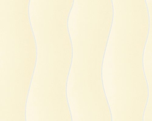 A.S. Création tapet Caroline, randig tapet, naturlig, beige, creme, 840752