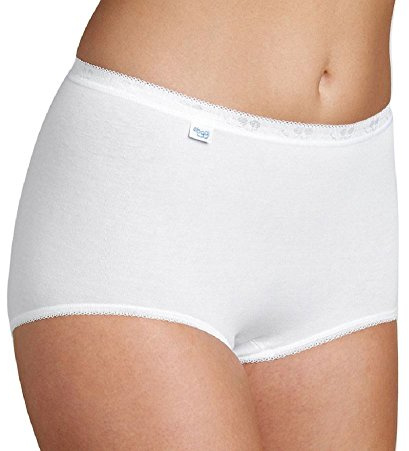 Sloggi Femme Basic+ Maxi 2p Slip, Blanc, 40 EU