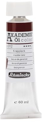 Schmincke – AKADEMIE® Öl color, feine Künstler-Ölfarben, Krapplack, 41 312 011, 60 ml Tube, höchst lichtecht, Ölmalerei