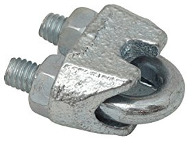 etherma Accessoires Chauffage gouttière Do de 3, Serre-câble étrier acier galvanisé 26571