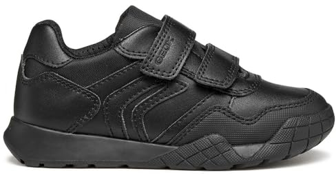 Geox U Wells A, Sneakers Uomo, Nero (Black), 44 EU