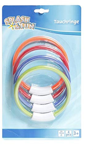 Unbekannt Splash & Fun Tauchringe, 4 Stück