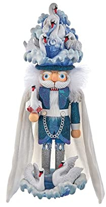 Kurt Adler 18-Inch Hollywood 7 Swans Swimming Nutcracker