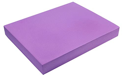 Tapis D'exercice épais, Coussin En Mousse TPE Pour Entraînement à L'équilibre, Support Plat, Coussin Doux, Exercice De Rebond élevé, Tapis De Yoga Pour L'entraînement à L'équilibre(Violet)
