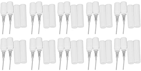Påfyllningsbar Parfymflaska, 20 St Minisprayflaska 5 Ml Vit Abs Fin Dimma Återfyllningsbar Tom Sprutflaska Reseparfymatomiserare Påfyllningsbar för Parfymresor Utomhus