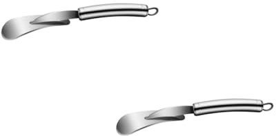 MAGICLULU 2 Piezas Pelador de toronjas de acero inoxidable kitchen gadgets pelador de cítricos de limón cortador de naranja de naranjas de acero inoxidable Silver