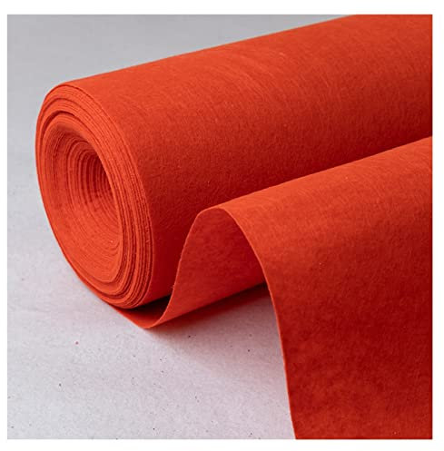 Hochzeits-Gangläufer, anpassbar, für drinnen und draußen, Party-Dekoration, reißfest, Einweg-Teppichrolle für Empfang, Zeremonie, Bühne, Orange, 1,5 x 15 m, Rosso 1,5 x 30 m