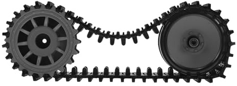SUPVOX Set Cingoli in Gomma Design Realistico per Carri Armati Rc con Ruote di Accoppiamento Migliorata Trazione ed Efficienza di Guida per Robot Fai da Te