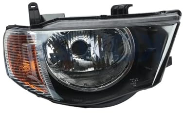 PLMNHSS Faro Principal Para Mitsubishi L200 TRITON 2006-2009 Faro Delantero Con Luz Halógena Lateral Luz Giro Esquina DRL Sin Bombilla Faro Delantero(Right)