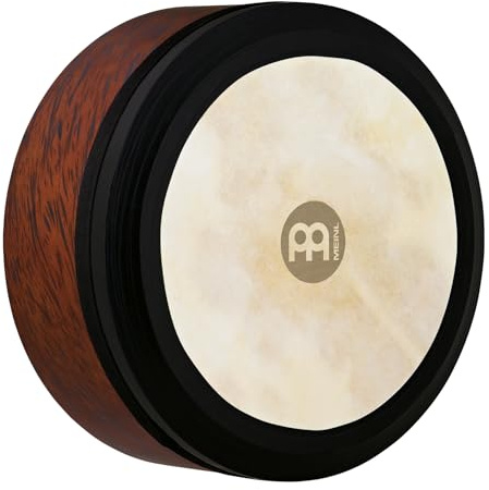 Meinl Percussion 14 Frame Drum, Extra Deep Shell Irish Bodhran-NOT MADE IN CHINA-Goat Skin Head, Brown Burl, 2-YEAR WARRANTY, (FD14IBO)