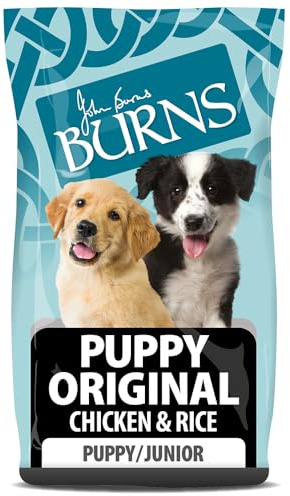 Burns Pet Nutrition Hypoallergenic Complete Dry Dog Food Puppy Original Chicken and Rice 12 kg