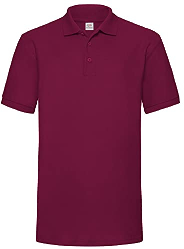 Fruit of the Loom 65/35 Heavy Polo - Farbe: Burgundy - Größe: XXL