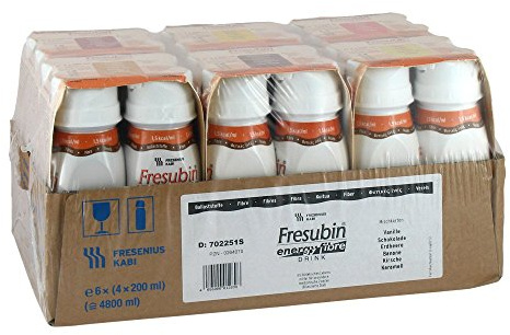 Fresenius Kabi Fresubin Energy Fibre Drink Mischkarton Trinkflasche, 6 x 4 x 200 ml, 1er Pack (1 x 5,5 kg)