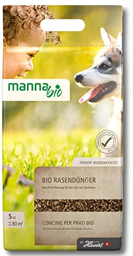 Manna Bio Rasendünger 5 kg Dünger Biodünger Ökodünger Naturdünger Bodenaktivator