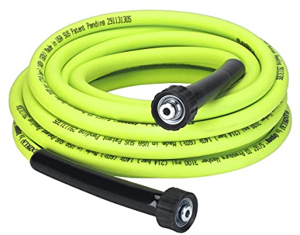 Flexzilla HFZPW3525M-E 5/16 x 25 Pressure Washer Hose, ZillaGreen, 25'