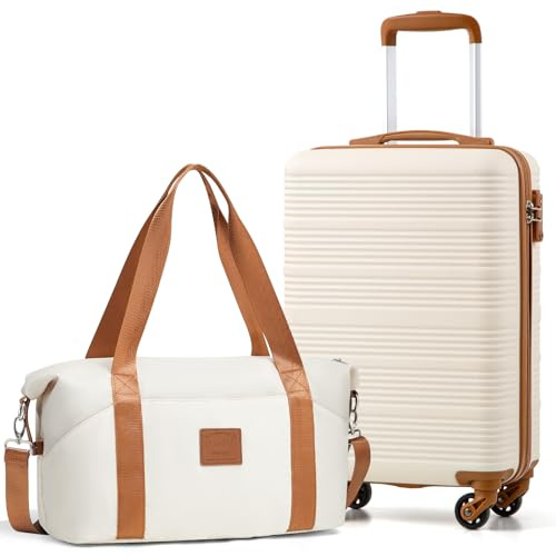 COOLIFE Cabin Suitcase 55x35x20cm for Ryanair, Cabin Bag 40x25x20cm 20L