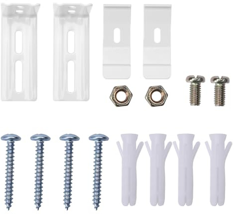 MYshade Cordless Zebra Shades with Aluminium Valance Cassette Accessories Replacement Fittings Window Treatment Repair Kit