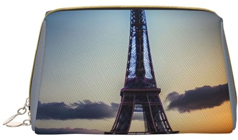 BREAUX Grande borsa cosmetica da donna con stampa Torre Eiffel, borsa per cosmetici da viaggio, organizer portatile, Torre Eiffel1, taglia unica, Torre Eiffel1, Taglia unica