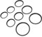 ZAICOLER Step Up Rings for Filters, Aluminum Alloy Camera Ring Camera Filters with Lightweight for Camera