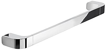 Gedy Outline Porta asciugamani bagno cromo 35 cm, Misure: 3X35,1X7 CM & 1,05 KG, Porta salviette in ottone, Cromall®, resine termoplastiche, acciaio inox, Design Simone Micheli, 15 anni di garanzia