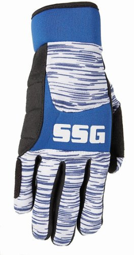 SSG Pro Team Roper Blue Streak Glove with Gel Pad Blue XL