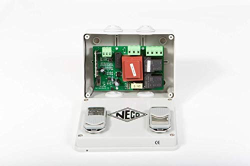 Neco Remote Control Unit For Roller Shutter Garage Door With 2 Transmitters