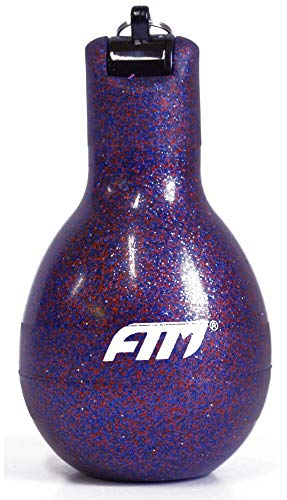 FTM Wizzball Handpfeife Lila Flitter zum drücken, hygienisch