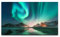 Paul Sinus Art Bilder XXL Polarlichter 120x70cm Wandbild auf Leinwand