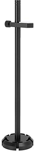 Grafikkortshållare, grafikkorts-GPU-hållare, aluminiumlegering med vertikal liten magnetisk stång, inbyggt fäste, datorhölje, dekorativ busshållare (svart)