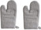 Voarge Ofenhandschuhe Schwarze Streifen, 1 Paar Backhandschuhe Baumwolle für Kochen und Backen, Hochwertige Ofenhandschuh, Topfhandschuhe, Baumwolle, hitzebeständig, schwarz, weiß