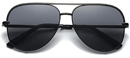 No Name Ltd Silver Aviators Women Ladies Sunglasses Mirrored Cat Eye Reflective Retro Sun Glasses Ibiza Festival (All Black)
