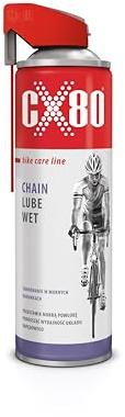 CX80 | Chain Lube Wet | Widerstandsfähiges Fahrrad Kettenöl für hervorragende Schmierung und Schutz speziell bei nassen Bedingungen | Aus Bike Care Line Set | Optimales Fahrrad Zubehör | 500ml