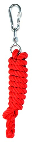 Ramal cuerda Los Nietos | Talla 2 metros | Color Rojo | Equipamiento para el caballo | Producto de Guarnicionería para Hípica y Doma Los Nietos