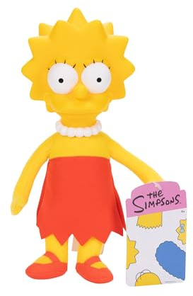 Disney The Simpsons Lisa Plush Features Soft Fabric Body with Sculpted Head Officially Licensed by Disney