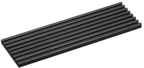 sourcing map 1 Pack M.2 2280 Nvme SSD Heatsink Cooler with Thermal Pad Alloy Aluminum Heat Sink Cooling Sink for PC Laptop, 70x22x3mm, Black