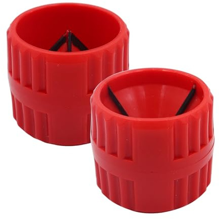 MIPIACE 2 Pezzi 2 In 1 Strumento Di Sbavatura Per Tubi Sbavatore Interno ed Esterno Sbavatore per Tubi Alesatore Universale per Tubi per Interno ed Esterno 5 mm-38 mm Tubo in Rame Tubo in Plastica