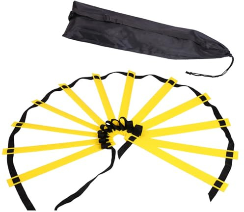 Xanorrg Agilità Attrezzatura per velocità Pallone da Calcio Allenamento per La Flessibilità del Calcio Fitness Salti Scale Footworks Set Esercizio
