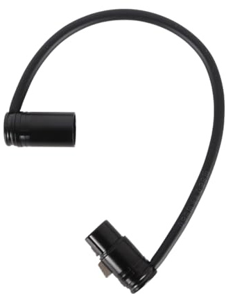 DUZEPA Cable XLR En Ángulo Recto, Adaptador De Cable De Micrófono XLR Macho a Hembra Recto Con Ángulo Ajustable De 360 Grados