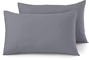 Sapphire Collection 100% Egyptian Cotton 300 Thread Count (Pair of Pillowcase, Grey)