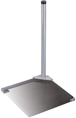 DUR-line Herkules 1-Plattenständer Feuerverzinkt - sehr stabil - kinderleichte Montage [Flachdachständer, Balkonständer, Gehwegplatten, Terassenständer, Sat-Antenne]