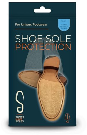 Transparent Sole Protector, Anti Slip Grips to Help Cut Costs Due to Frequent Resoling, Non Slip Pads for Men’s & Women’s Footwear, Small US 7-9 (EU 39-42) - Sole Protection