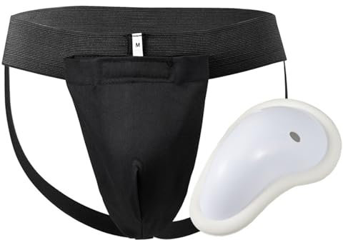 Tiefschutz, Tiefschutz Suspensorium mit, Herrentiefschutz, Unterleibsschutz Suspensorium Budo Kampfsport Kickboxen,Torhütertiefschutz Hundesport Figurant Schutzhund Schutzdienst Kampfsport-Schwarz