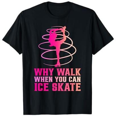 Ice Skating Figure Skating Ice Skate Figure Skater Girls T-Shirt