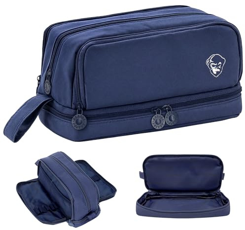 ENAPE Multipocket XL Federmäppchen mit Fächern – Großes Stifteetui für Schule, Uni & Büro – Robustes Schlampermäppchen für Jungen, Mädchen & Erwachsene
