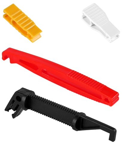 4 Pezzi Estrattore per Fusibili, 4 Misure Estrattore per Fusibili in Plastica per Auto Estrattore per Fusibili in Vetro per Auto Moto Camion Sostituzione dei Fusibili