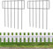 LIANTRAL 19 paneles de valla de barrera para animales, valla decorativa de alambre de metal, valla de jardín para perro, conejo, estacas para jardín, 43 cm de alto x 6,27 m de longitud total